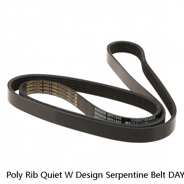 Poly Rib Quiet W Design Serpentine Belt DAYCO 5070687 #1 small image