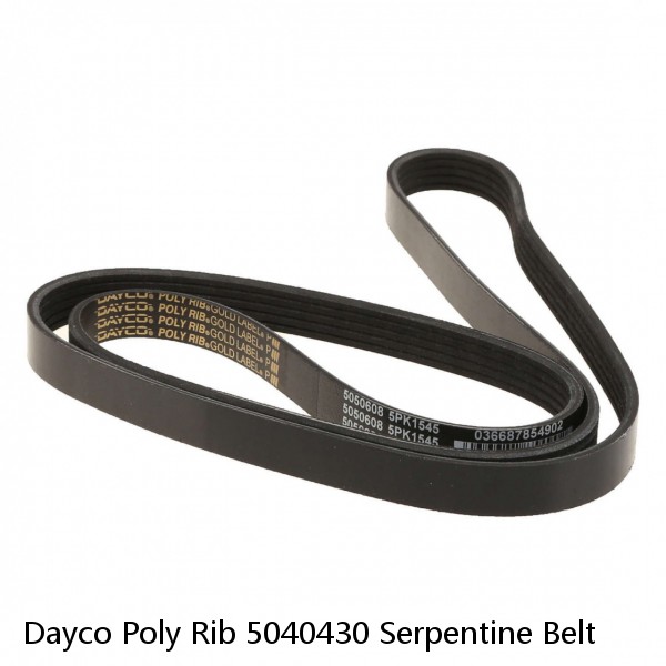 Dayco Poly Rib 5040430 Serpentine Belt #1 small image