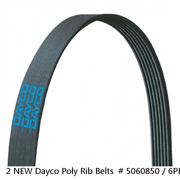 2 NEW Dayco Poly Rib Belts  # 5060850 / 6PK0890 #1 small image