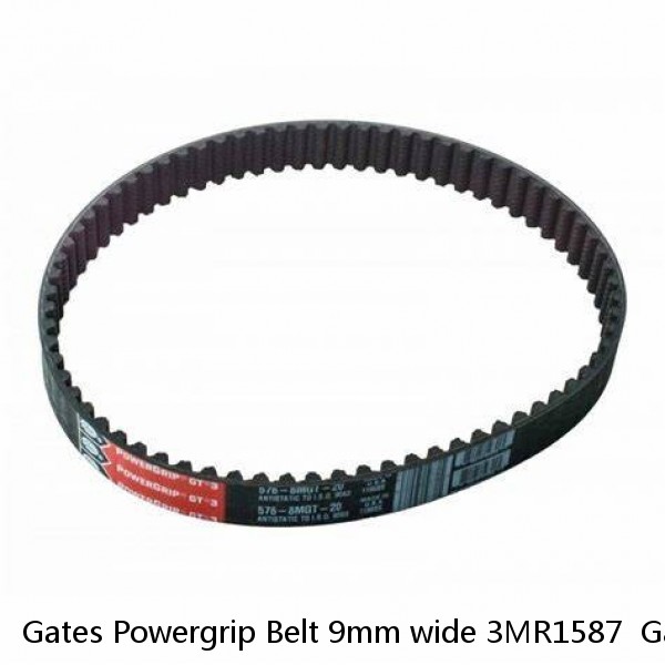  Gates Powergrip Belt 9mm wide 3MR1587  Gates 3MR-1587-09 Belt  3MR Pitch - 9mm #1 image