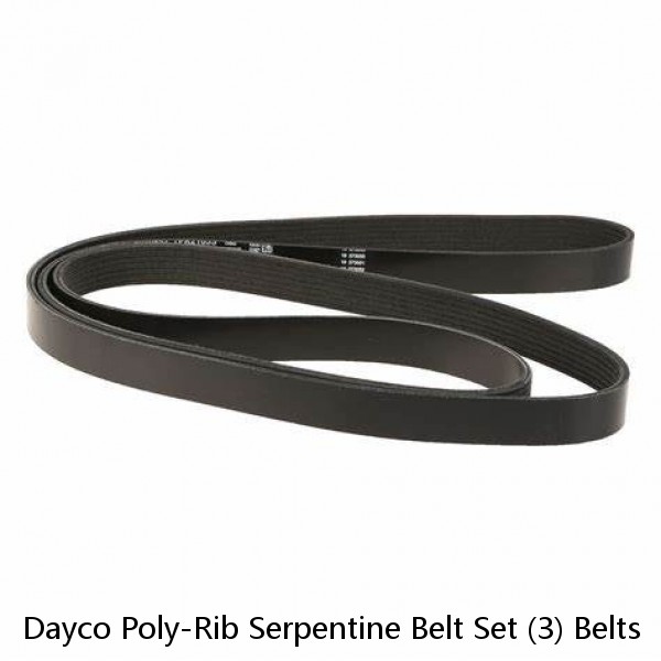 Dayco Poly-Rib Serpentine Belt Set (3) Belts #1 image