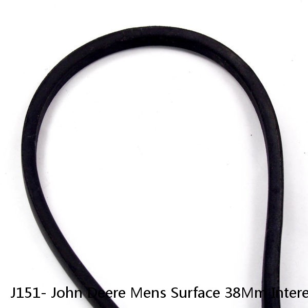 J151- John Deere Mens Surface 38Mm Interest Leather Belt Brown U-R-VX #1 image
