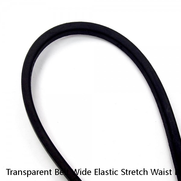 Transparent Belt Wide Elastic Stretch Waist Belt Transparent Waist Belt #1 image